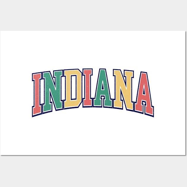 Indiana Retro Vintage Wall Art by Ruffeli